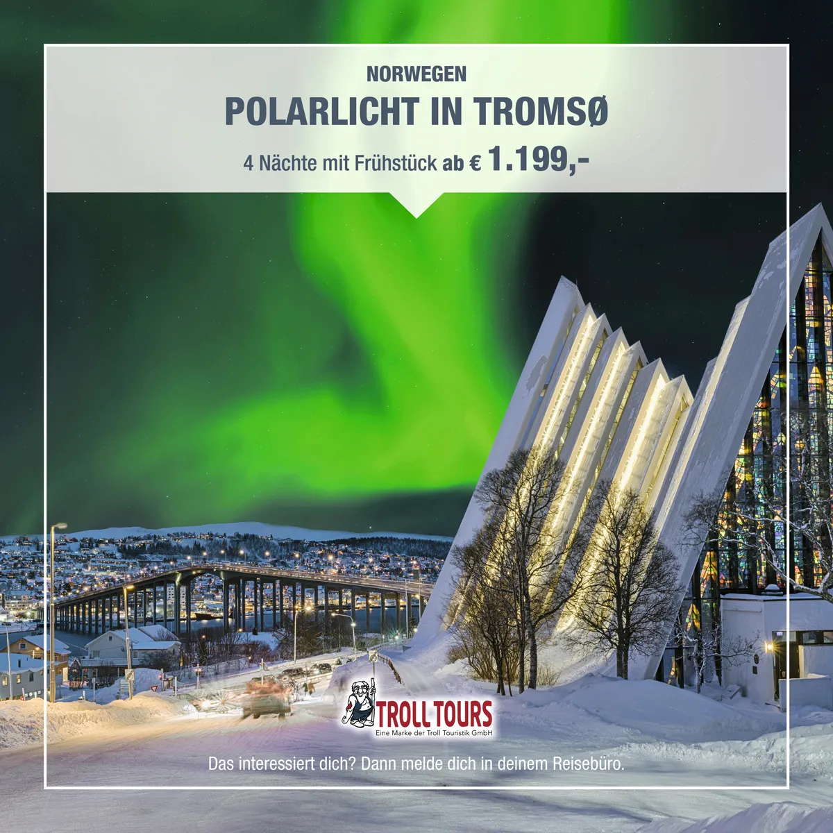 Tromsø - Winterlicher Städtetrip nach Nordnorwegen