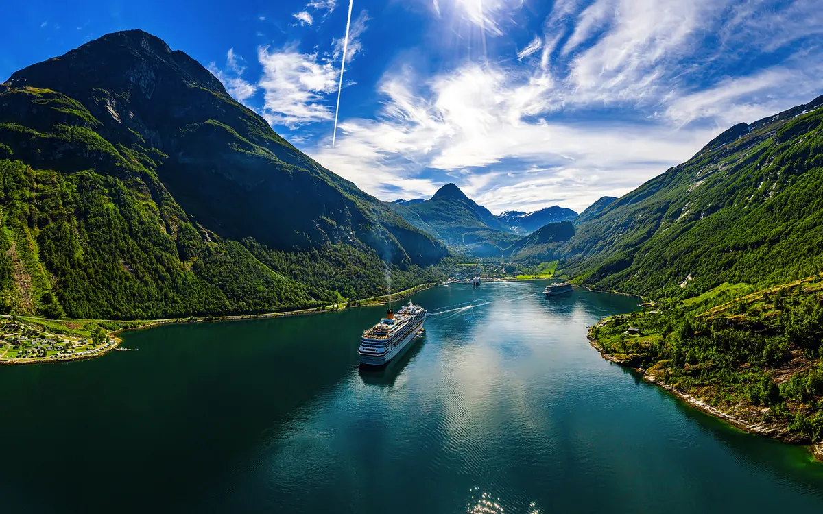 Geirangerfjord in Norwegen