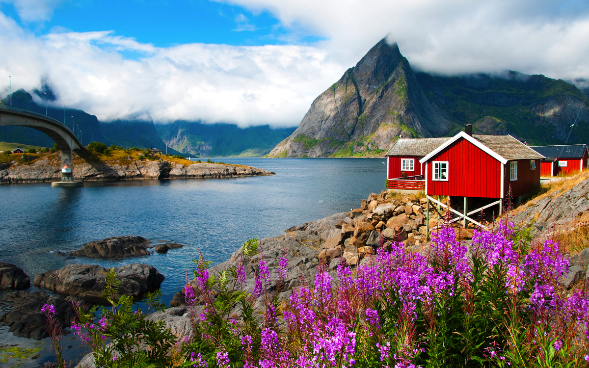 Hamnoy auf den Lofoten, Norwegen