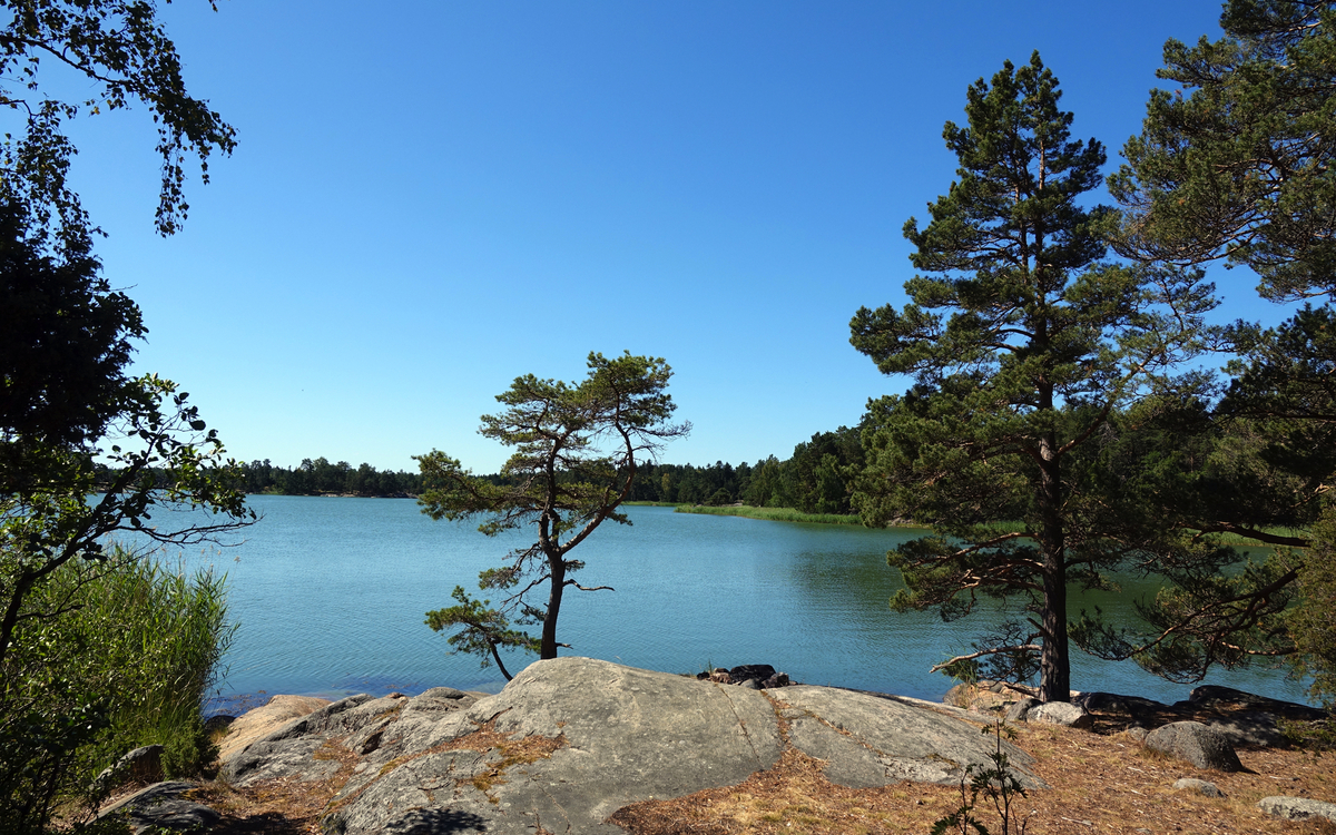 Ragö Naturschutzgebiet in der Nähe von Stockholm, Schweden