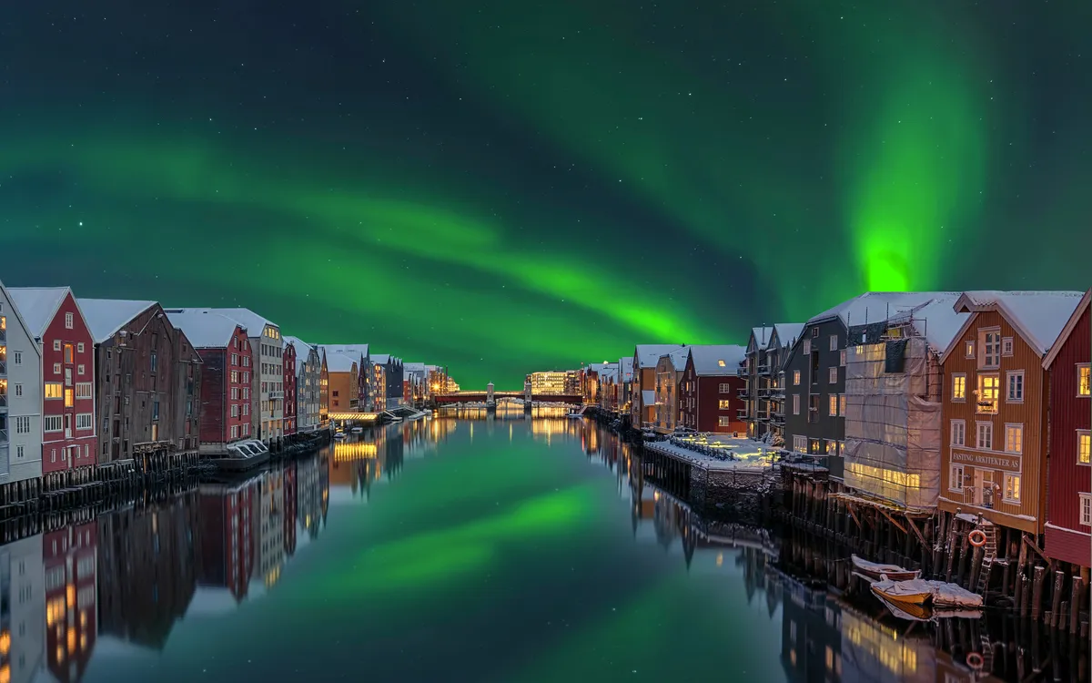 Trondheim im Winter