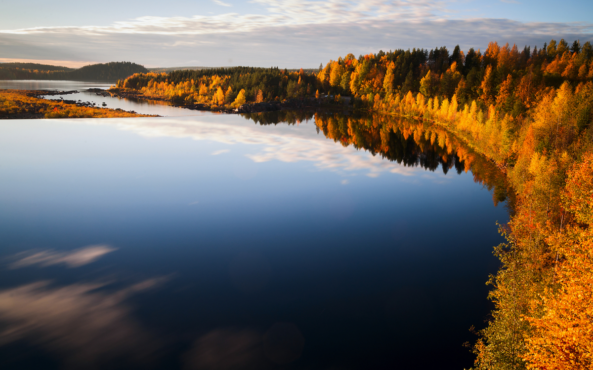 Abendstimmung in Finnland