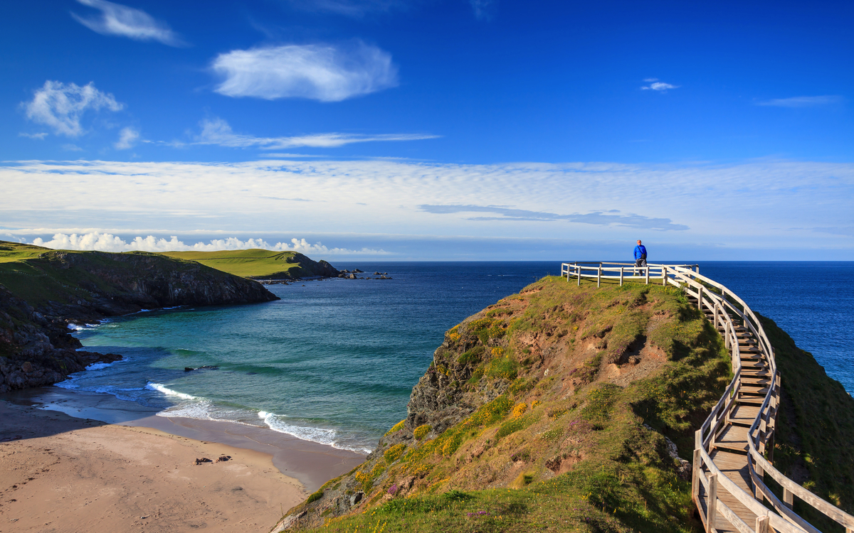 Durness Beach in Schottland