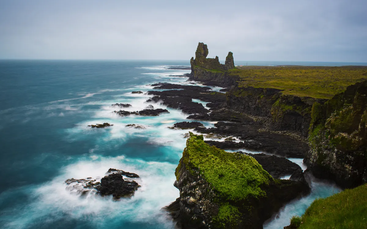 Halbinsel Snæfellsnes westlich des Borgarfjörður in Westisland