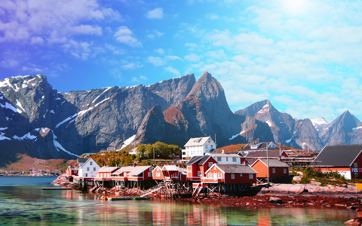 Hamnøy auf der Insel Moskenesøya, Lofoten