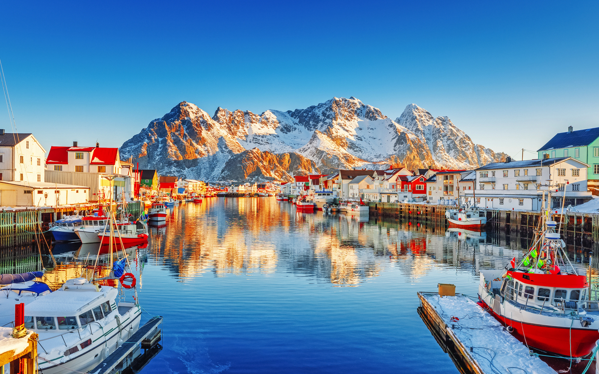 winterliche Lofoten