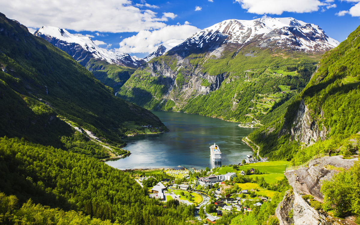 Geirangerfjord in Norwegen