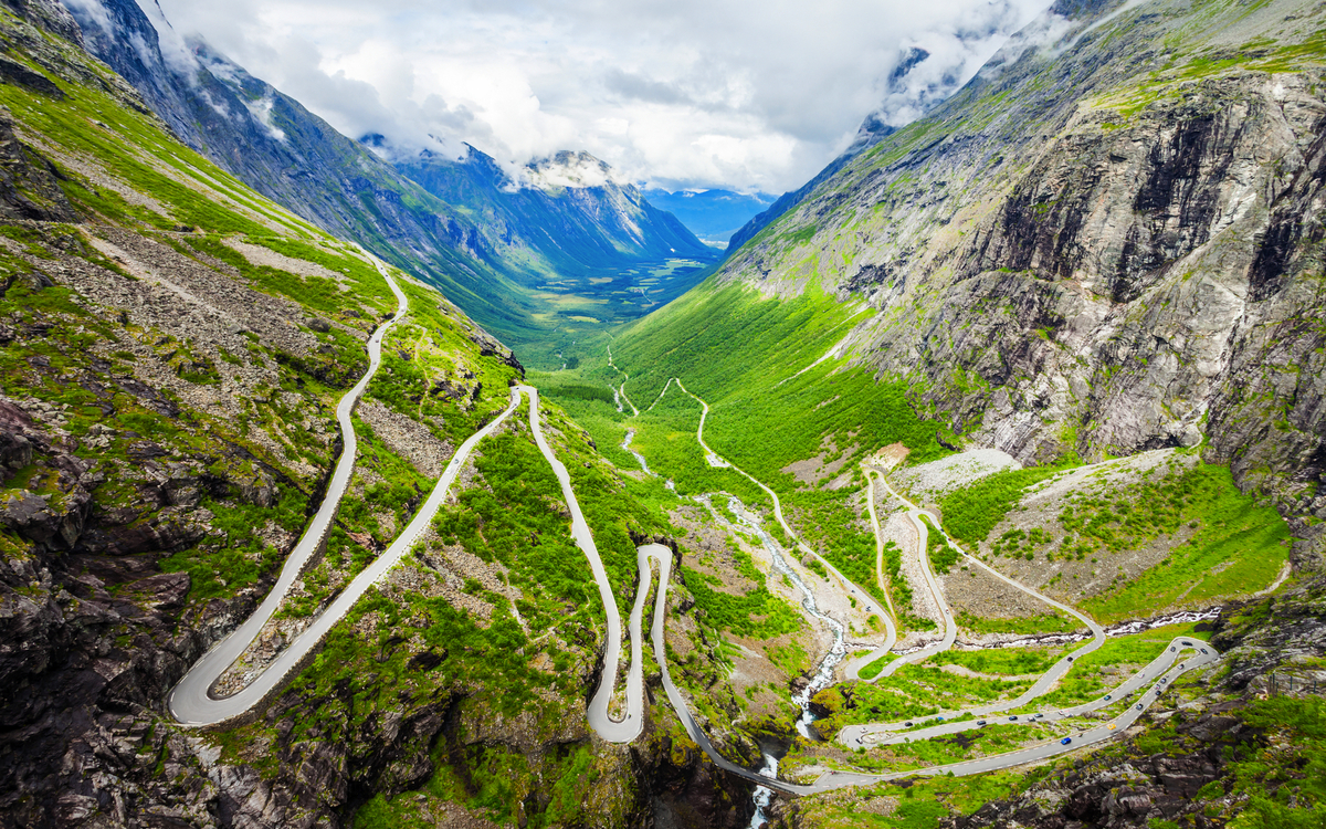 Trollstigen in Norwegen